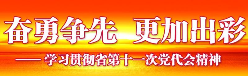 奮勇爭先，更加出彩——學(xué)習(xí)貫徹省第十一次黨代會精神